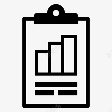 工作报告ppt剪贴板报告条形图窗体图标图标