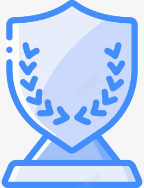 蓝色科技奖杯奖励31蓝色图标图标