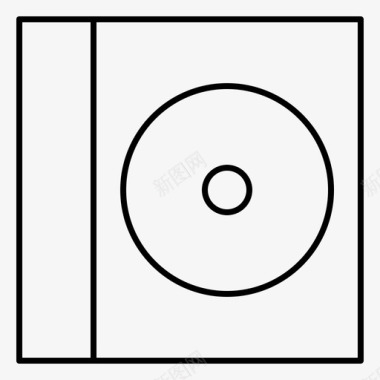 光盘图标盒光盘设备图标图标