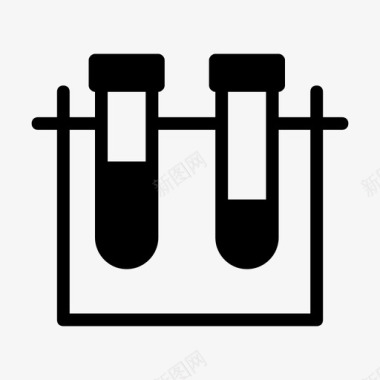 实验图标试管实验实验室图标图标