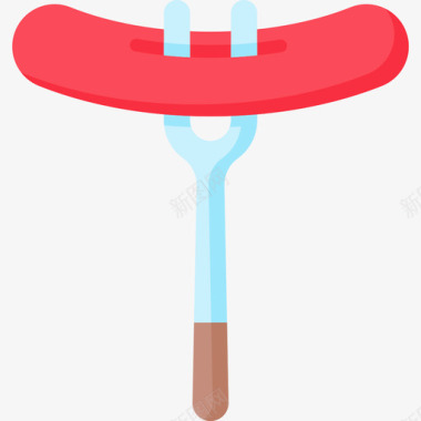 150香肠野营150扁平图标图标