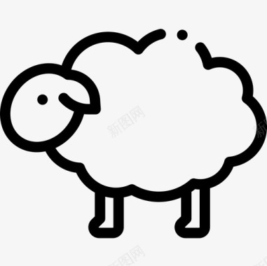 绵羊针织5直系图标图标