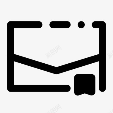 草稿邮件通信信件图标图标