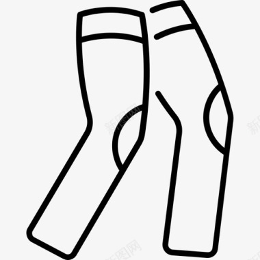 排球标志支撑弹性护膝服装运动图标图标