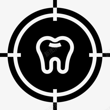 牙齿纠正牙齿牙齿30填充图标图标