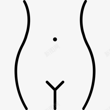 女性生殖女性生殖器身体器官图标图标