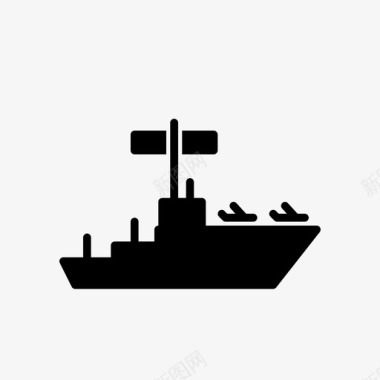 海军标志军舰战斗海军图标图标
