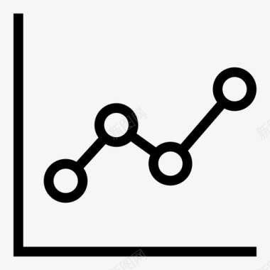 数据增长先进度分析图表图标图标