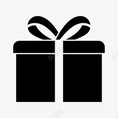 礼品礼品盒圣诞节捐款图标图标