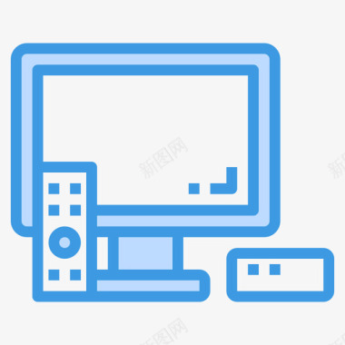 爱好电视爱好14蓝色图标图标