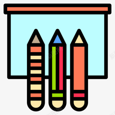 写学校的材料写121学校线颜色图标图标