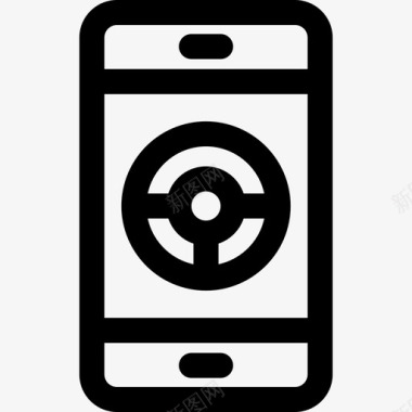 公共交通标识电话公共交通4直拨图标图标