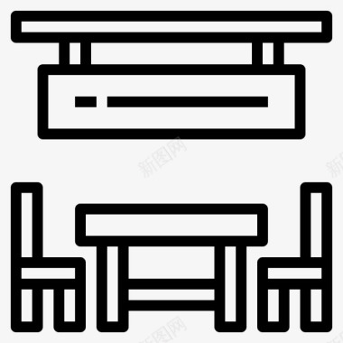 食堂文化墙食堂122学校直线图标图标