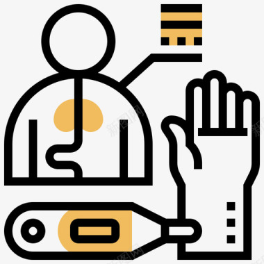 红色小图标扫描小工具26黄色阴影图标图标