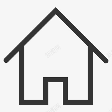 小房子免抠小房子图标