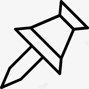 布告栏pin附件教育图标图标