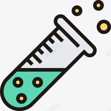 医用药箱试管医用159线性颜色图标图标