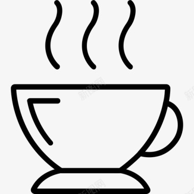 一杯咖啡巧克力热的图标图标