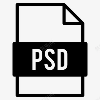 solidpsd文件文档扩展名图标图标