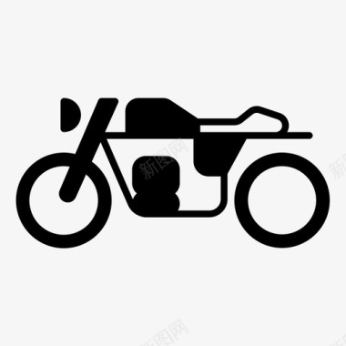 自行车摩托车自行车发动机图标图标