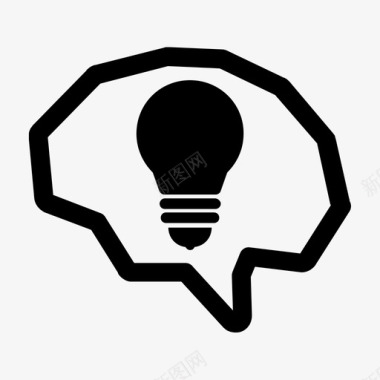 头脑主题思想头脑商业图标图标