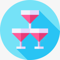 昼伏夜出香槟酒杯夜出2平的图标高清图片