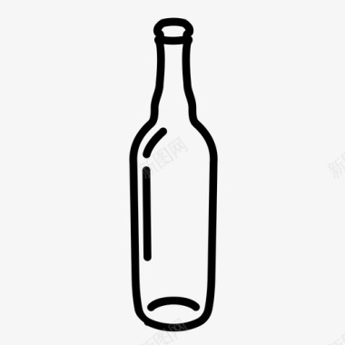 瓶子啤酒瓶饮料瓶图标图标