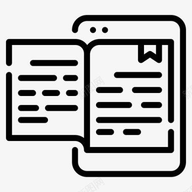 种植技术3图标电子书教育技术3线性图标图标