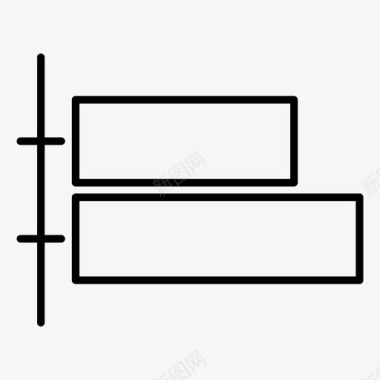 文艺空间垂直分布空间对齐图标图标