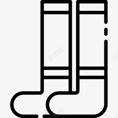 袜子小图标袜子棒球20直线型图标图标