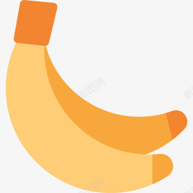 香蕉超市40扁平图标图标