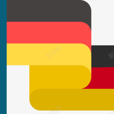 德国国旗啤酒节46扁平图标图标
