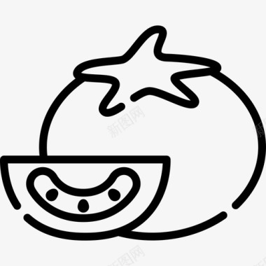 番茄营养17直系图标图标