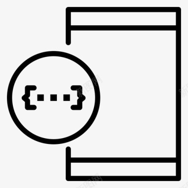 二进制编码应用程序编码开发图标图标