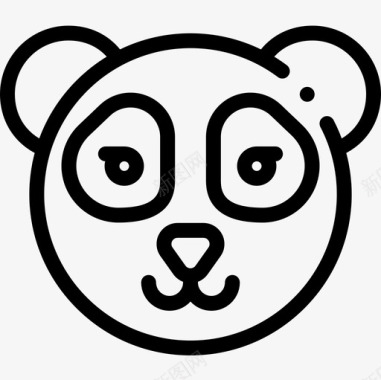 中国古风熊猫中国42直系图标图标