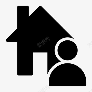 家里的人地址家庭图标图标