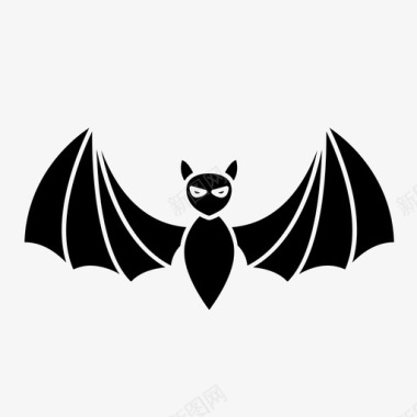 吸血蝙蝠蝙蝠侠恐怖图标图标