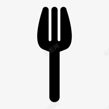 叉子厨具餐叉图标图标