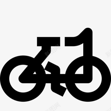 自行车自行车自行车22直线型图标图标