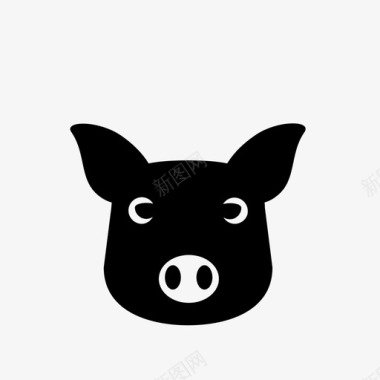 猪猪肉香肠图标图标