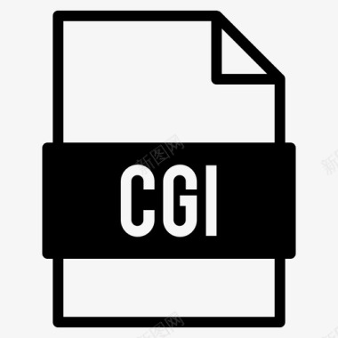 solidcgi文件文档扩展名图标图标