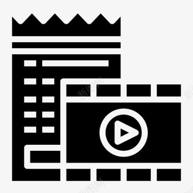 电影票矢量电影票电影院电影图标图标