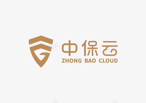 标识logo中保云logo图标