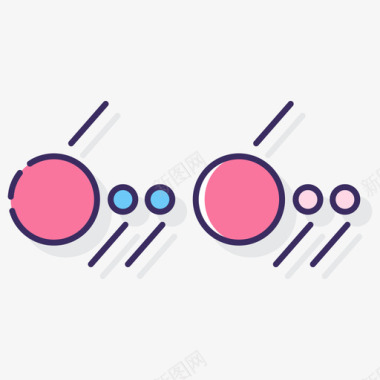 圆点圆圈圆圈信息图5线颜色图标图标