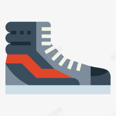 运动鞋滑板2平底鞋图标图标