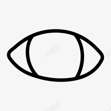 眼球眼睛正常拉伤眼球图标图标