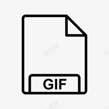 文件页面gif文档文件图标图标