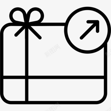 送礼物盒子送货图标图标