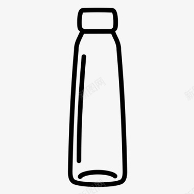 瓶子玻璃瓶现代瓶图标图标