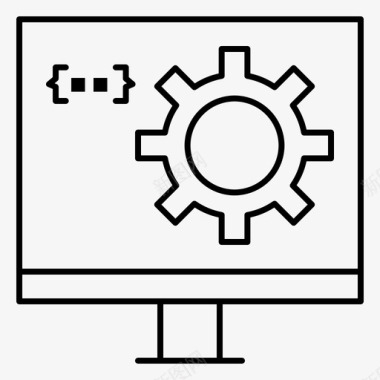 编程语言编码编码计算机开发图标图标